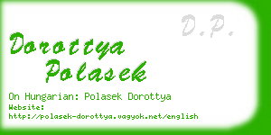 dorottya polasek business card